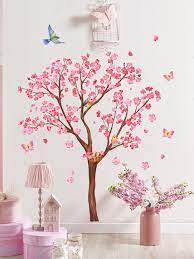 2pcs Bird Tree Pattern Wall Sticker