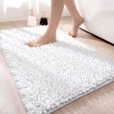 soft chenille bath mat bathroom rug non