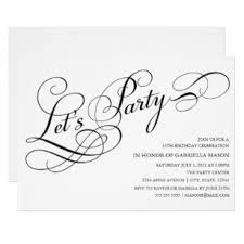 Lets Party Party Invite