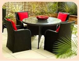 Wicker 4 1 Outdoor Dining Furniture