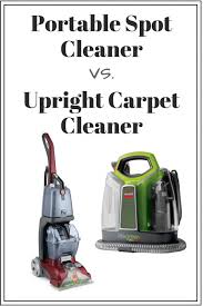 bissell portable spot cleaner vs