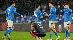 Napoli forward and beat Leicester City out of Europa League