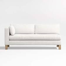 Pacific Left Arm Sofa With Wood Legs