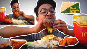 Nasi lemak mcd is the ultimate taste meal that you can find in mcdonald's malaysia for a limited time. Mcd Korean Spicy Burger Nasi Lemak Mcd 2pc Ayam Goreng Mcd Spicy Less Talking Eating Show Youtube