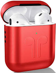 How to clean airpods or airpods pro. Amazon Com Metal Airpods Case Full Protective Cover Accessories Compatible With Airpods Wireless Charging Case Red
