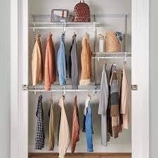 shelf wire closet system organizer kit