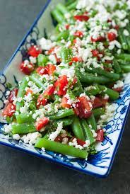 Greek Green Bean Salad Recipe Green Beans Mediterranean Dishes  gambar png