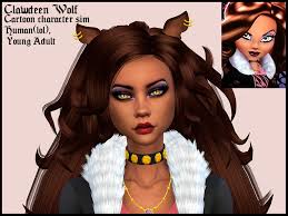 the sims resource clawdeen wolf