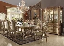 Frames are of metal wrapped in resin wicker in browns. Formal Dining Room Sets You Ll Love In 2021 Visualhunt