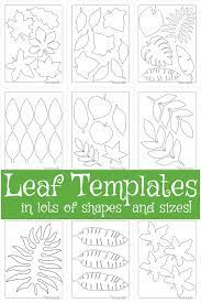 free leaf templates printable leaf