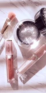 rose gold makeup brushes aesthetic