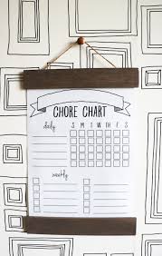 Diy Printable Chore Chart Sincerely Sara D