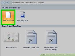 How To Make Brochures On Microsoft Word With Pictures Wikihow