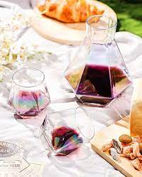 Jbho Iridescent Wine Decanter Set With