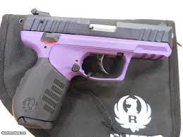 ruger sr22 pistol in purple