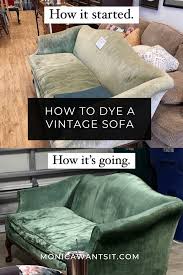 how to dye a sofa from a thrift