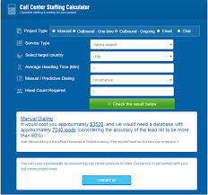 Call Center Fte Calculator User Guide Outsource2india