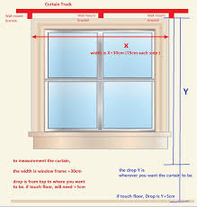 window frame for installing curtains