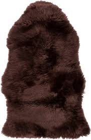 modern cowhide area rug 3004 dark brown