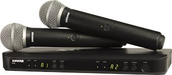 Shure Blx288 Pg58 542 572 Mhz Band H10 Dual Handheld Wireless Microphone System At Crutchfield