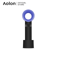 Quạt cầm tay Aolon Zero9 nhỏ gọn thiết kế không cánh quạt sạc qua USB tiện  lợi - Quạt điện