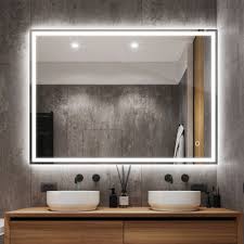 80x60cm Led Bathroom Lighted Mirror