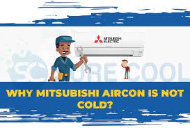 mitsubishi aircon not cold ing hot