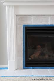 How To Paint Tile Easy Fireplace