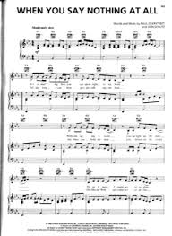Enjoy the song say something piano arranged by best piano tutorials! When You Say Nothing At All Ronan Keating Free Piano Sheet Music Pdf