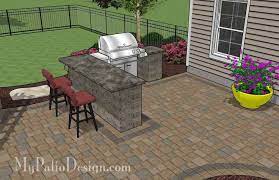 Large Paver Patio Design With Pergola