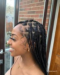 This is one of the hairstyles that offers lower maintenance and this protective box braids are also one of the more versatile ways to show off your hair. Knotless Box Braids Styles And Tips Inspired Beauty