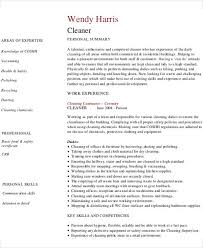 Professional Housekeeping Resume Sample Featuring Career Objective     