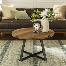Coffee Table Round Rustic Reclaimed