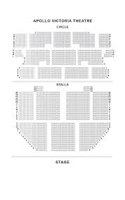Apollo Victoria Theatre London Seat Guide And Chart