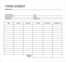 Daily Time Card Template Lovely Sample Time Sheet 23 Example