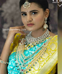 bridal diamond jewellery set indian