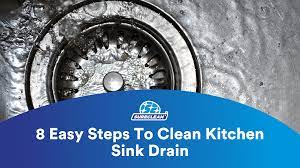 clean kitchen sink drain