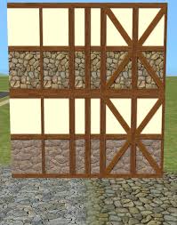 Mod The Sims Maxis Match Tudor Walls