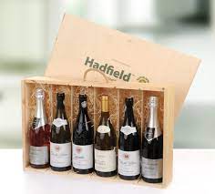 6 bottle wooden wine gift box jean