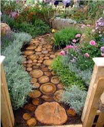 Cute Diy Garden Path Idea Garden