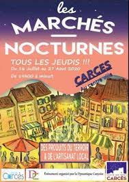 Marché artisanal nocturne : Foire - Salon à Carcès (16 juil 2020 au 27 aout  2020)
