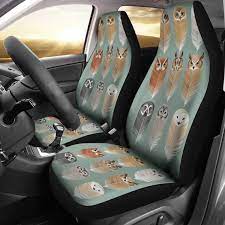 Owl Lover Car Seat Covers Pattern Car