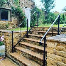 Garden Steps Handrails Near Yeovil