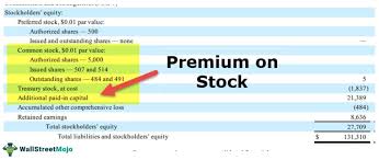 premium on stock what is it exle