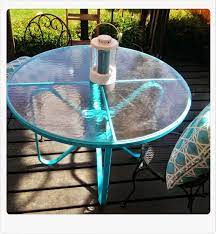 spray paint patio table