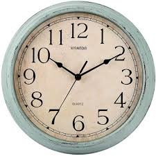 Wall Clock 12 Inch Vintage Silent