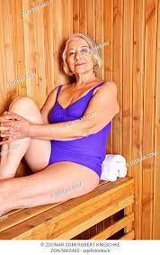 Senior sauna Stock Photos and Images | agefotostock