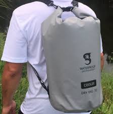 grey dry bag cooler 30 liters