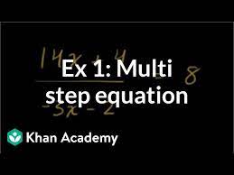 Ex 1 Multi Step Equation Rational