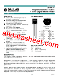Check spelling or type a new query. Ds18b20 Datasheet Pdf Dallas Semiconductor